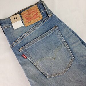 Levis 559 Relaxed Straight Jeans Blue Medium Wash Stretch Denim 31x32 NEW